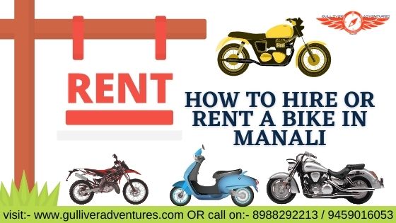 How to Hire or Rent a Bike in Manali