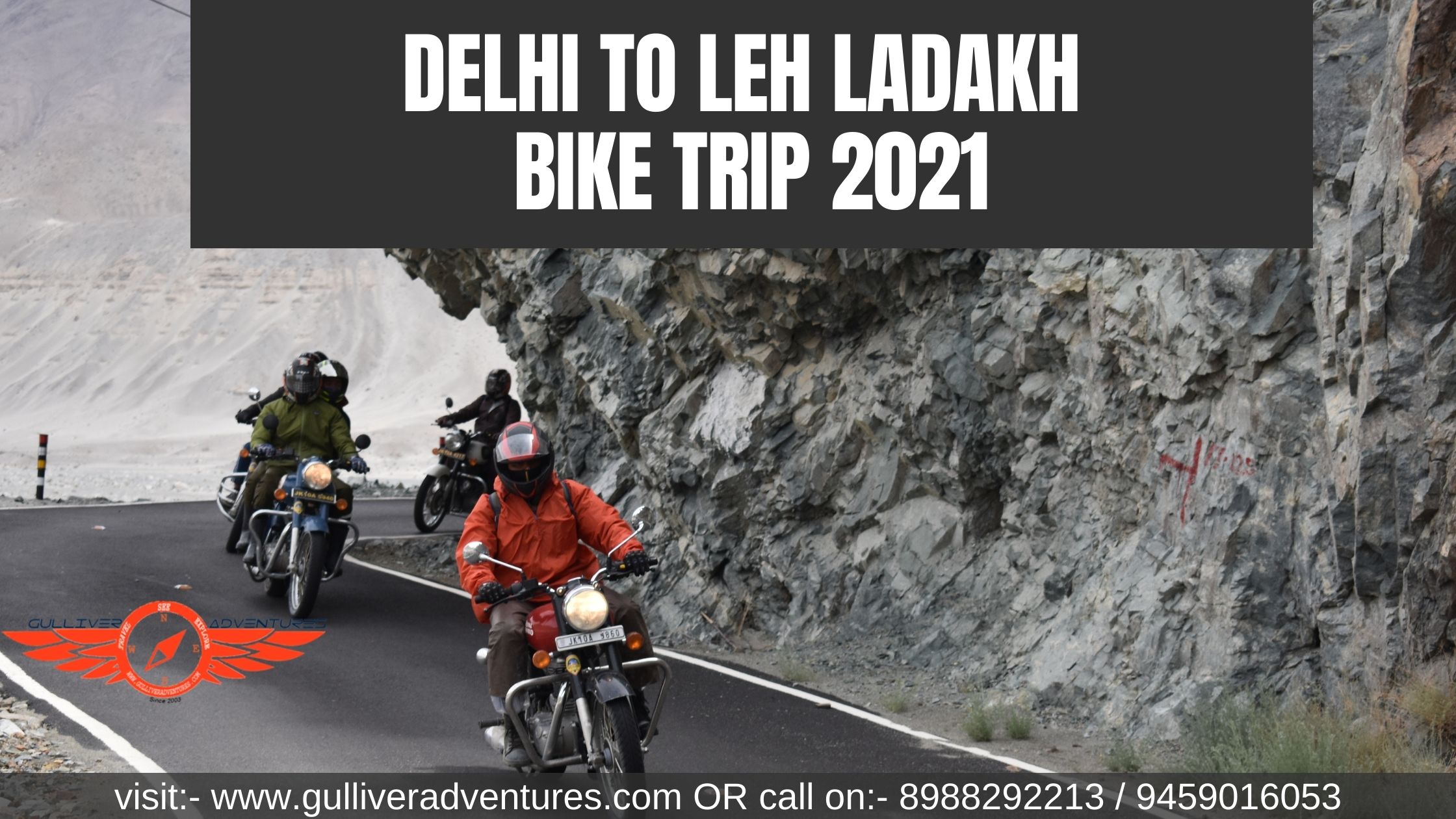 Delhi to Leh Ladakh Bike Trip